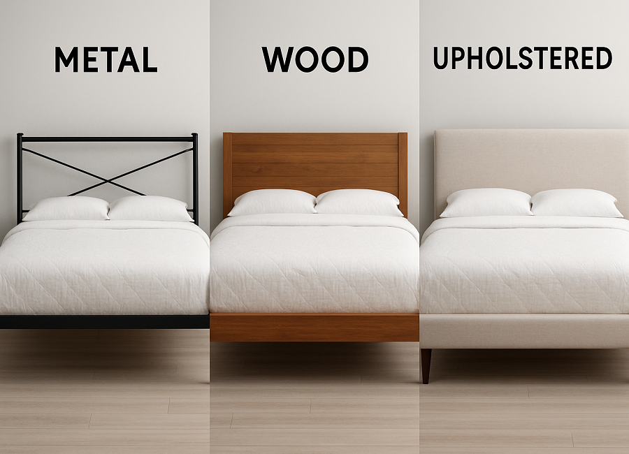 Best Bed Frame Materials: Metal, Wood, or Upholstered?